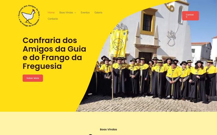 Screenshot of confrariadofrangodaguia.com