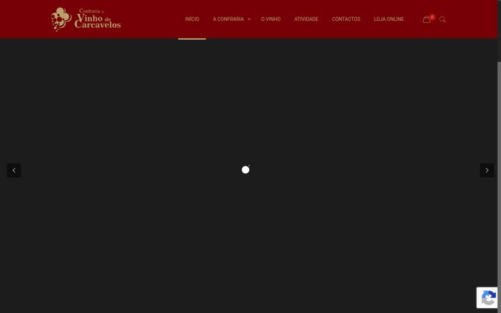 Screenshot of confrariadovinhodecarcavelos.pt