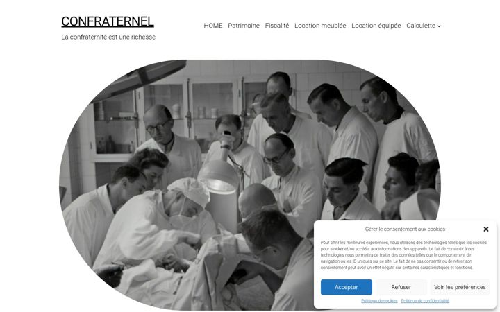 Screenshot of confraternel.com
