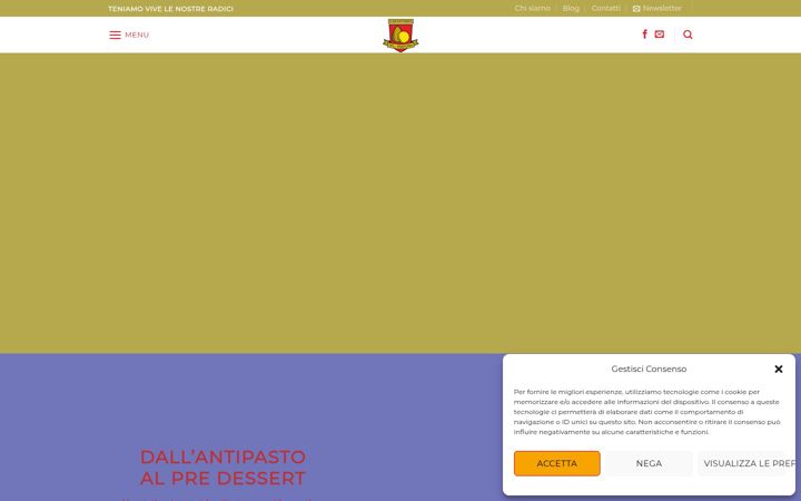 Screenshot του confraternitadellarancinu.it