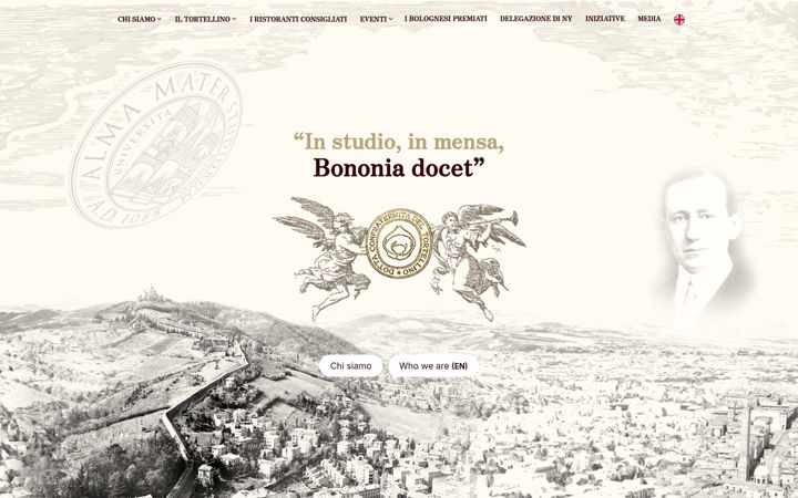 Screenshot του confraternitadeltortellino.it