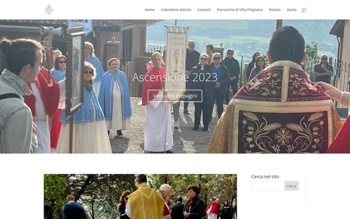 Screenshot of confraternitavillapitignano.org