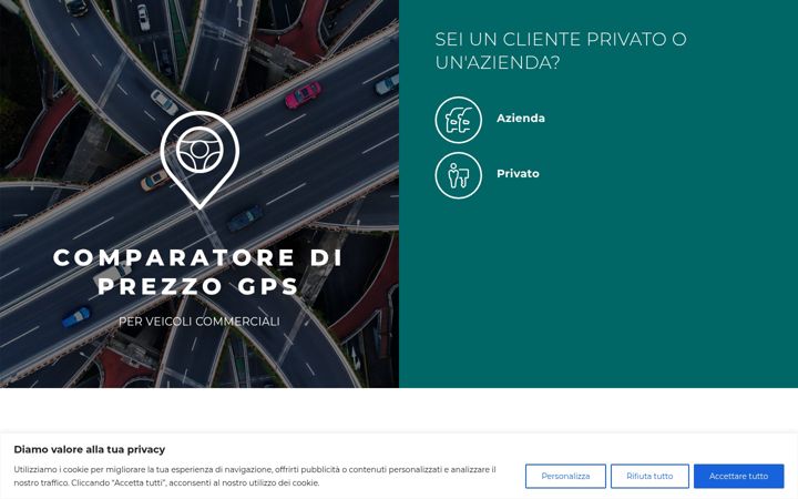 Screenshot of confronto-di-prezzi-gps.it