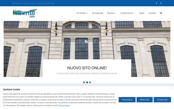 Screenshot of confservizilazio.it