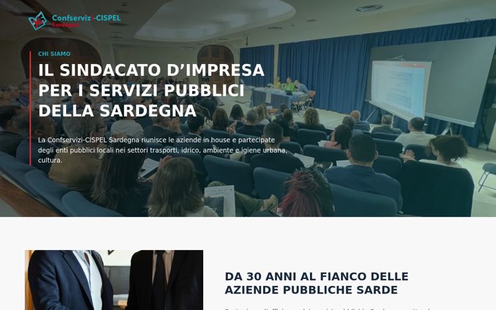 Screenshot of confservizisardegna.com