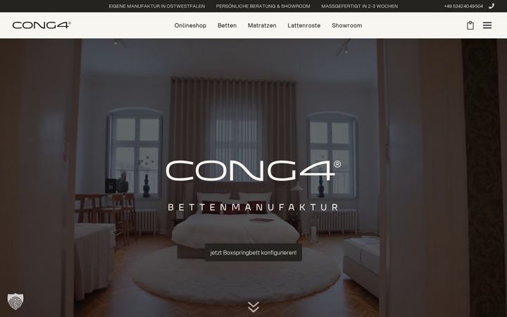 Screenshot of cong4.de