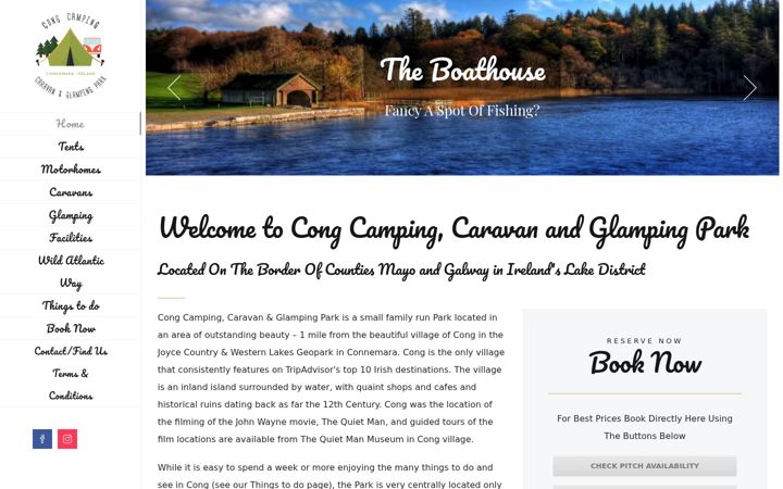 Screenshot of congcamping.com
