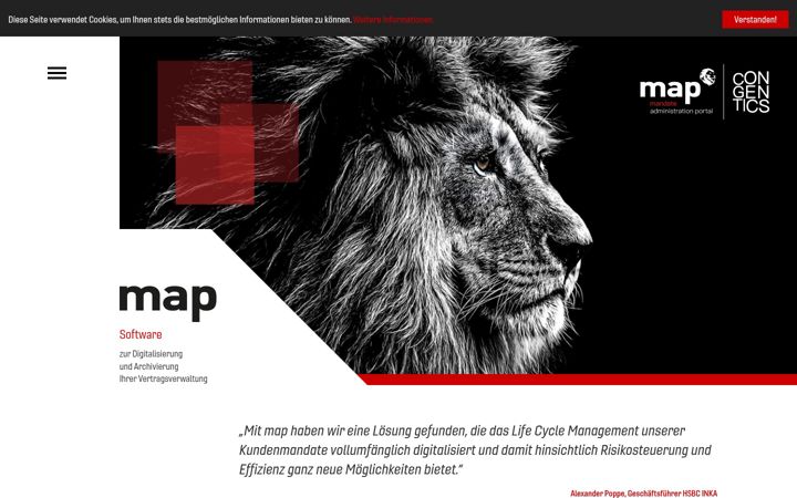 Screenshot of congentics.de
