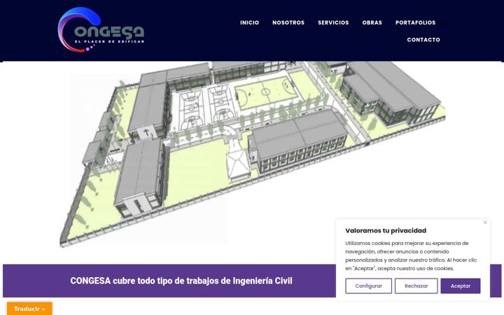 Screenshot of congesa-eg.com