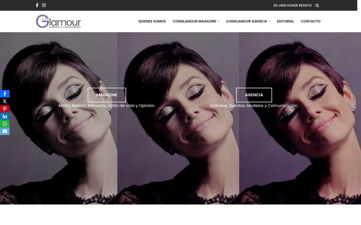 Screenshot of conglamour.es