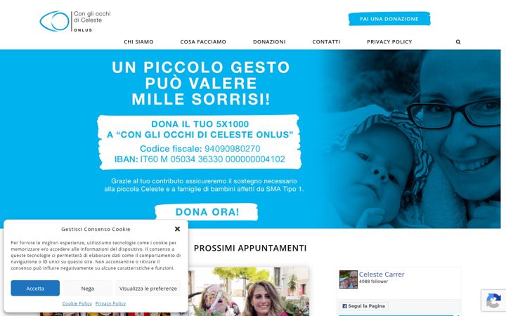 Zrzut ekranu congliocchidiceleste.org