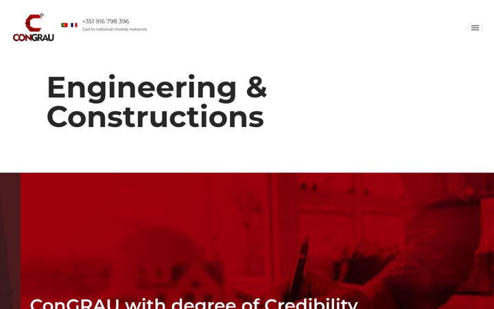 Screenshot of congrau.pt