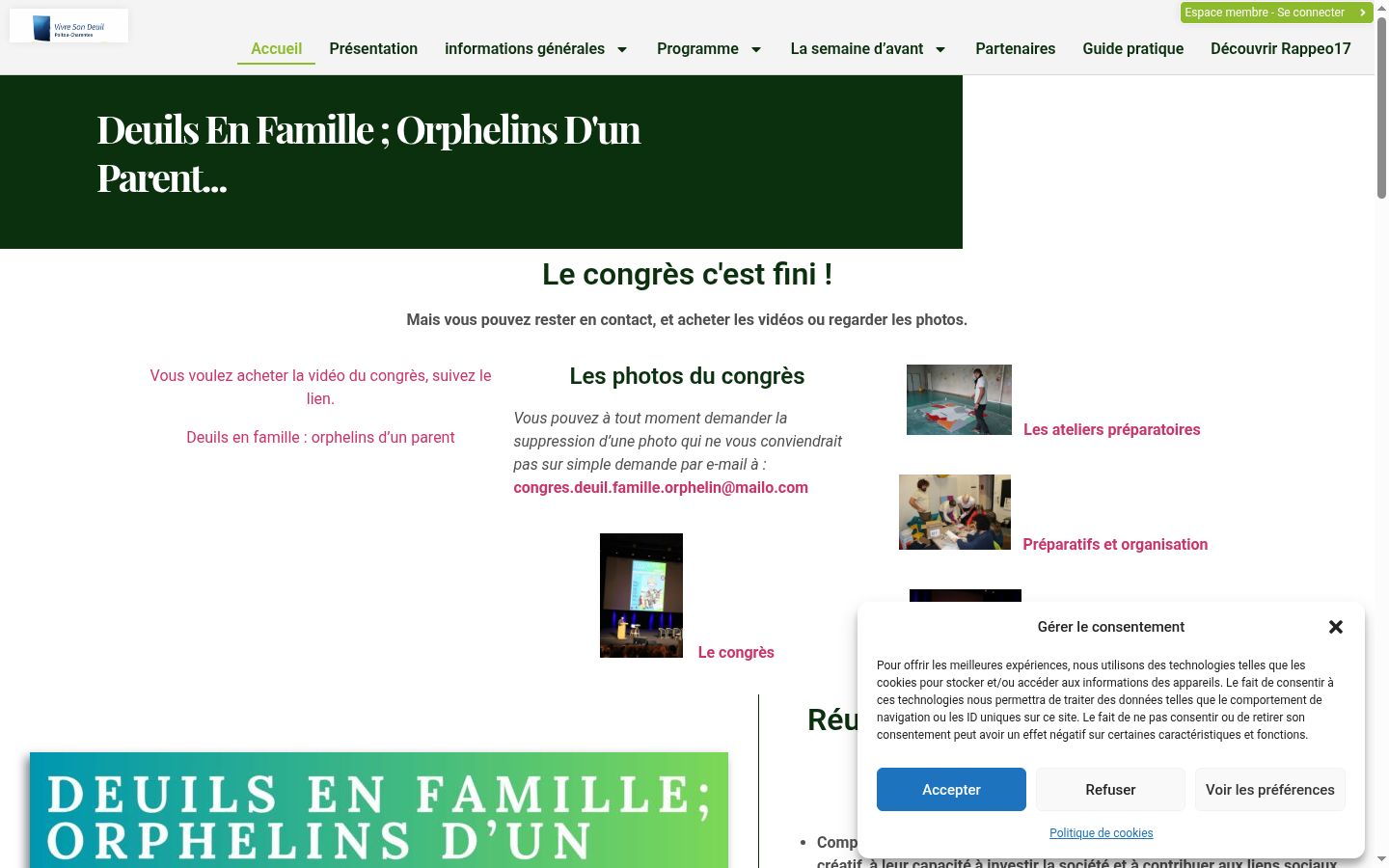 Screenshot van de toestemmingsbanner zoals getoond vóór enige interactie