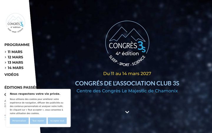 Screenshot of congres3s.com
