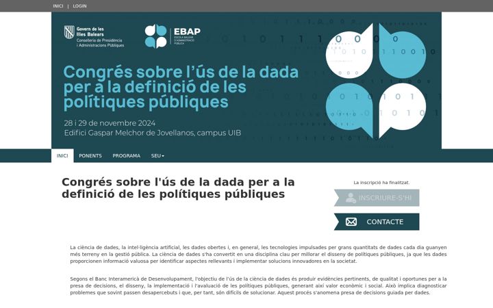 Screenshot von congresdadespolitpubliques.es