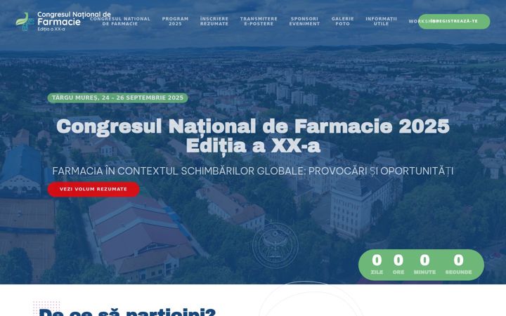 Screenshot of congresfarmacie.com
