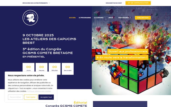 Screenshot di congresgcsms-comete.fr