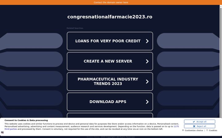 Screenshot of congresnationalfarmacie2023.ro