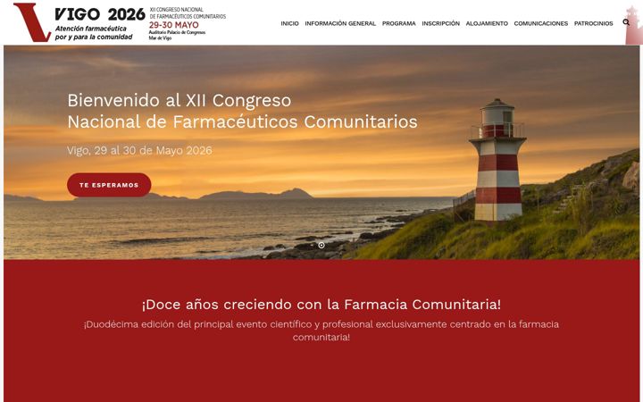 Screenshot of congreso-sefac.org