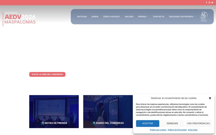 Screenshot of congresoaedv.info