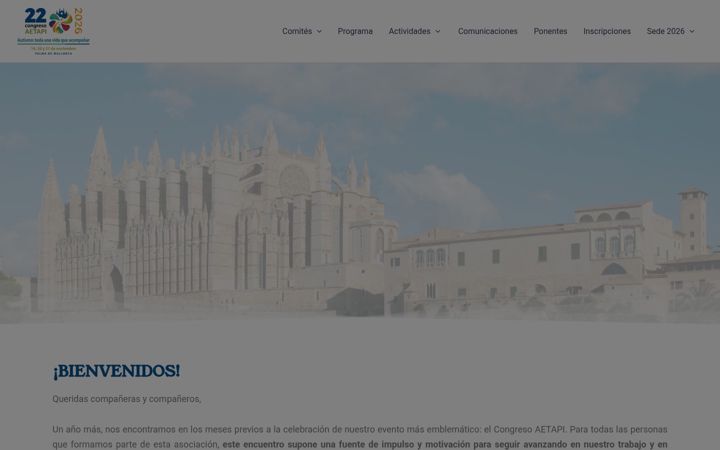 Screenshot of congresoaetapi.org