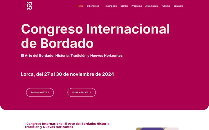 Screenshot του congresobordadolorca.es