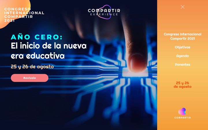 Screenshot of congresocompartir.com