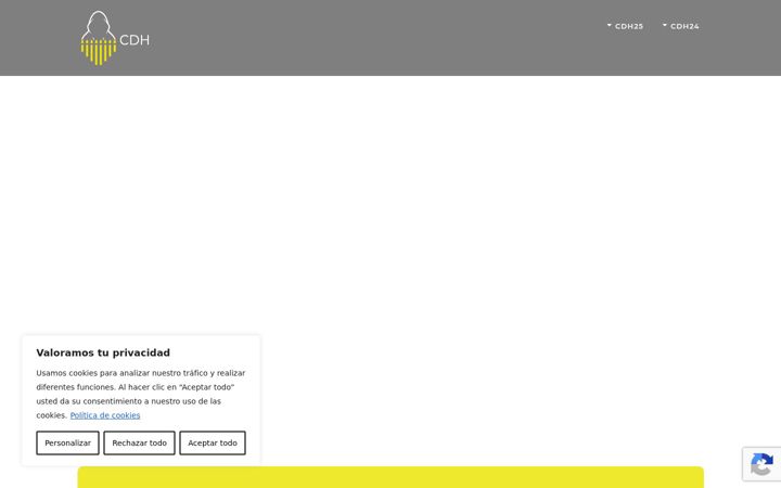 Screenshot του congresodehackers.es