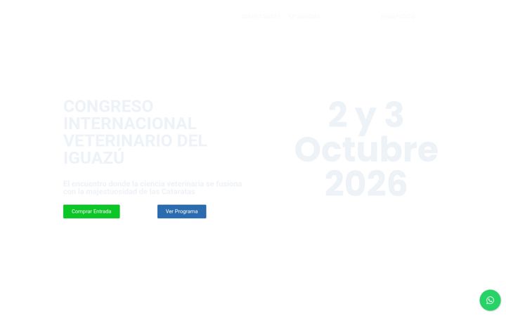 Screenshot of congresodeliguazu.com