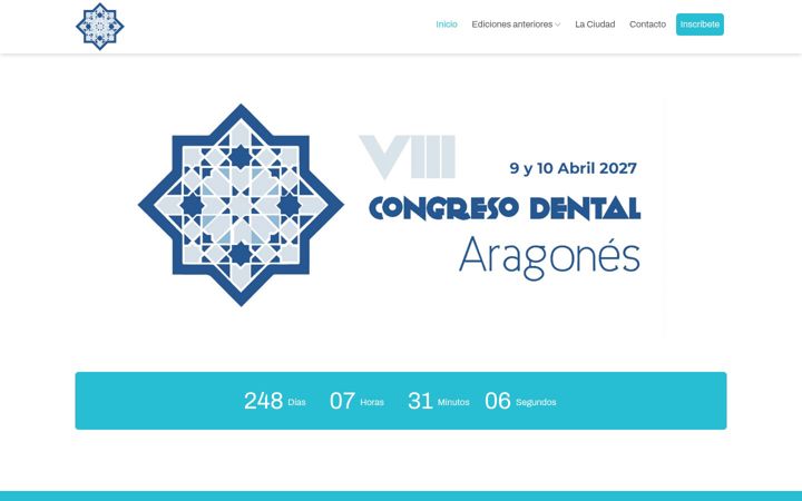 Screenshot του congresodentalaragones.es