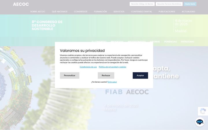Screenshot του congresodesarrollosostenible.es