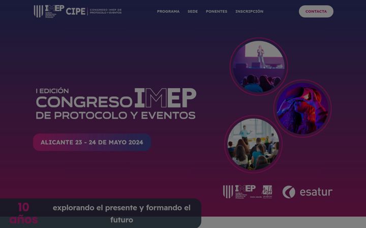 Screenshot of congresoimep.com