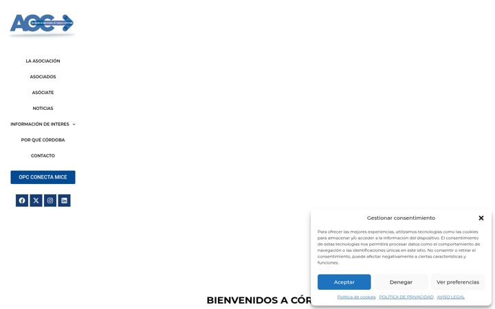 Screenshot von congresoscordoba.es