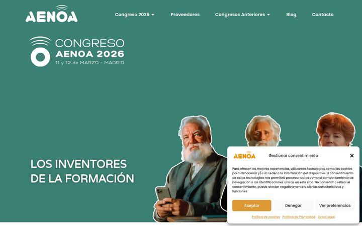 Screenshot of congresosdeformacion.com