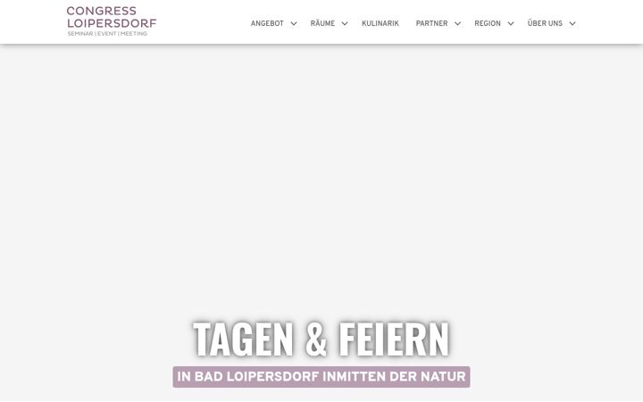 Screenshot of congress-loipersdorf.at