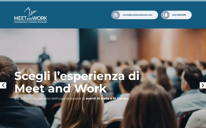 Screenshot of congressieventiitalia.it