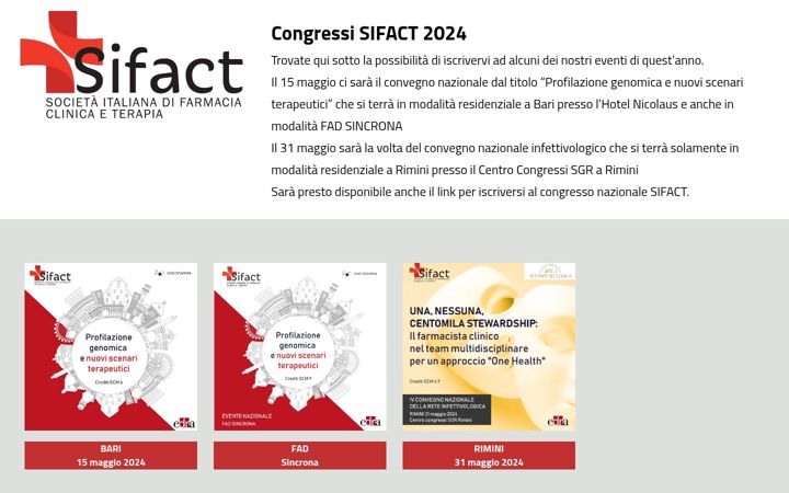Screenshot of congressisifact2024.it