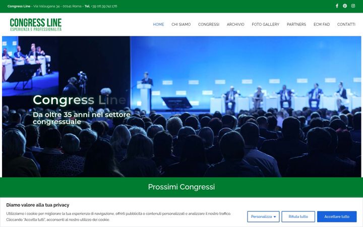 Screenshot of congressline.net