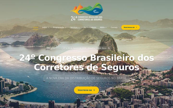 Screenshot di congressodoscorretores.com.br