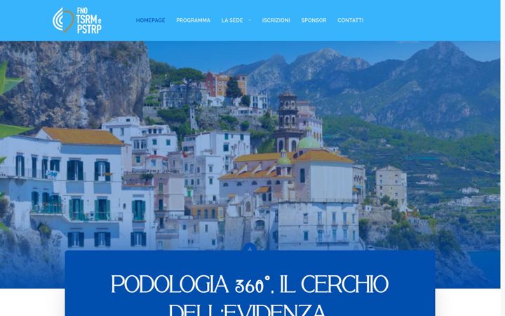 Screenshot of congressonazionalepodologi.it