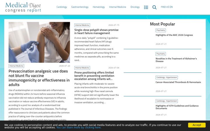 Screenshot of congressreport.eu