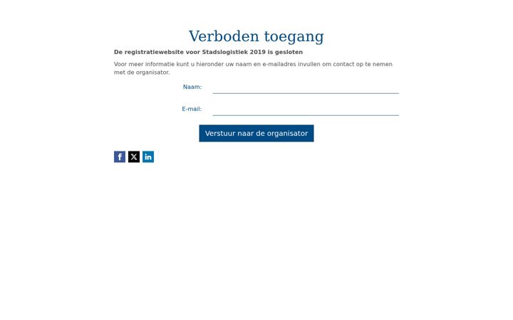 Screenshot of congresstadslogistiek.nl