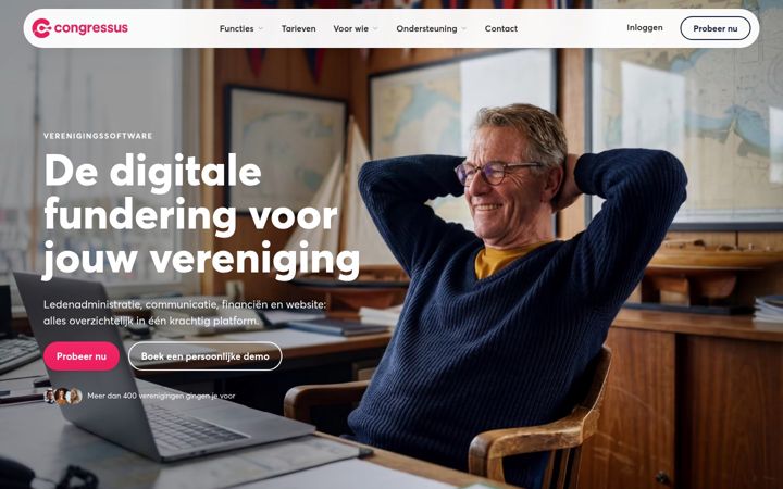 Screenshot of congressus.nl