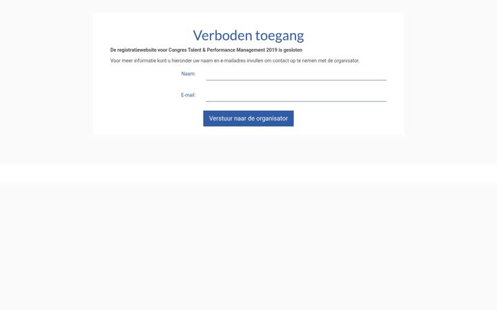 Screenshot of congrestalentenperformance.nl