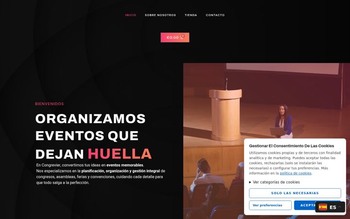 Screenshot of congrevier.com