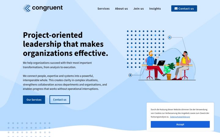 Screenshot of congruent.ch