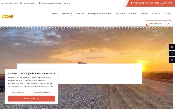 Screenshot of coni-ph.ro
