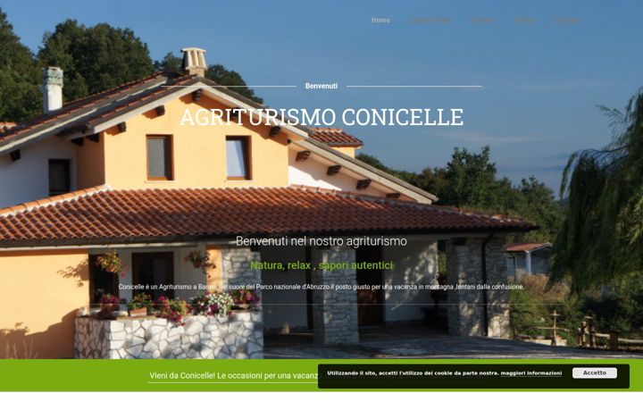 Captură de ecran a conicelle.it