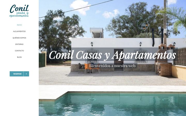 Screenshot of conilcasasyapartamentos.com