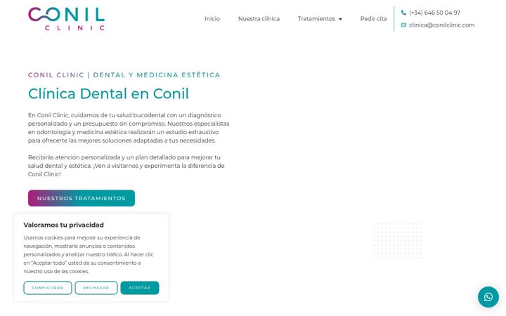 Screenshot of conilclinic.com